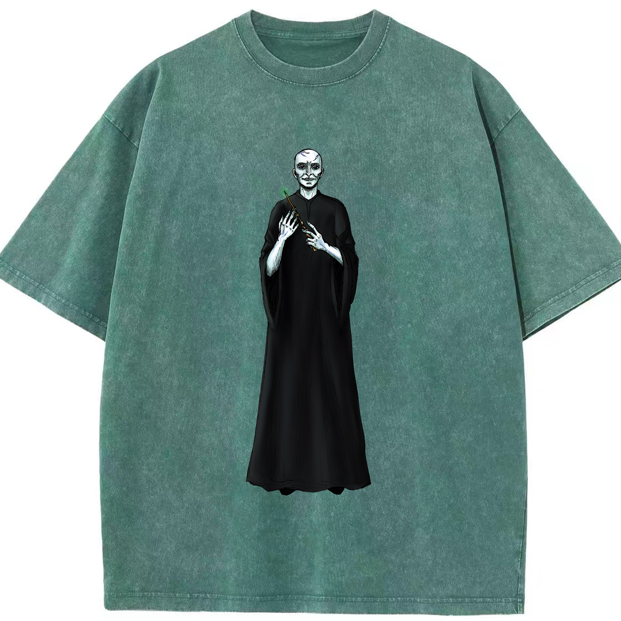 （画像用） Harry Potter ハリー・ポッターシリーズ 綿100% ヴィンテージ風 半袖Tシャツ（フロントプリント）